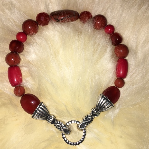 Carolyn Pollack Jewelry - Carolyn Pollack Red Coral Bracelet